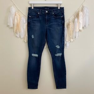 LEVEL 99 Janice Distressed Ultra Skinny Jeans